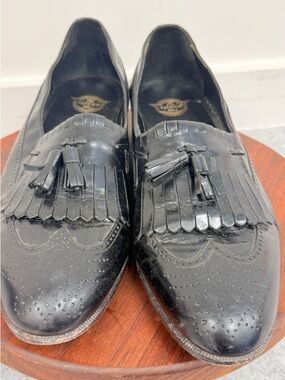 Florsheim Black Tassel Kiltie Loafers
